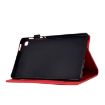 Samsung Galaxy Tab A 8.0 2019 T290 Red Embossed Leather Case - 5