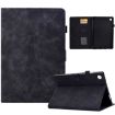 Samsung Galaxy Tab A8 10.5 2021 X205 Embossed Leather Case Black - 1