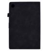 Samsung Galaxy Tab A8 10.5 2021 X205 Embossed Leather Case Black - 3