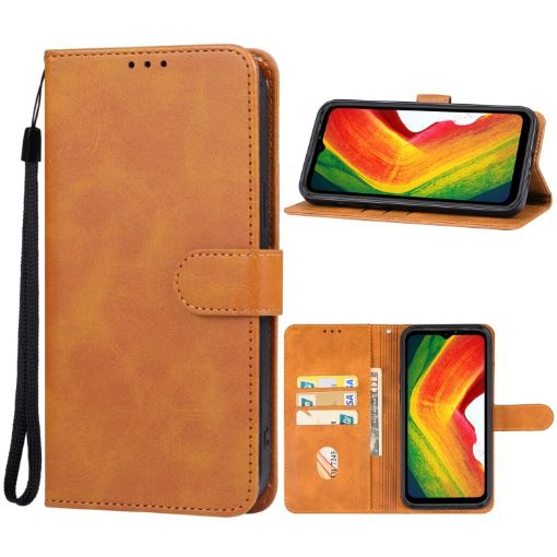 Ulefone Power Armor 19 Leather Phone Case - Brown - 1