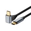 Steam Deck Gen2 100W USB-C Male to Male Curved Data Cable, 2m Length - 1
