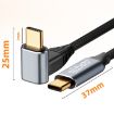 Steam Deck Gen2 100W USB-C Male to Male Curved Data Cable, 2m Length - 2