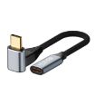 Steam Deck 100W USB-C Male to Female Curved Extension Cable 1.5m - 1