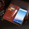 Ulefone MIX 2 Dark Blue Leather Case with Holder & Card Slots - 6