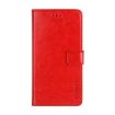 Ulefone MIX 2 Red Leather Case: Flip Cover, Card Slots, Wallet Holder - 2