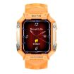 PG333 1.91" Waterproof Smart Sports Watch with Heart Rate & BP Monitor Orange - 1