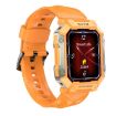 PG333 1.91" Waterproof Smart Sports Watch with Heart Rate & BP Monitor Orange - 2