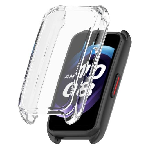 Transparent TPU Electroplating Watch Case for Keep Band B5/B4 - Full Coverage - 1