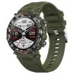 Waterproof Smart Sports Wristband with Heart Rate & BP Monitor - Green - 1