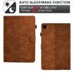 Samsung Galaxy Tab A7 T500/T505 2020 Brown Rhombus Leather Case - 2