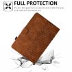 Samsung Galaxy Tab A7 T500/T505 2020 Brown Rhombus Leather Case - 5