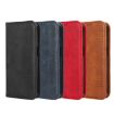 Ulefone Note 14 Red Leather Phone Case with Magnetic Buckle Retro Texture - 7