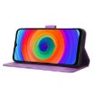 Ulefone Note 14 Purple Leather Phone Case - Diamond Texture Cover - 4