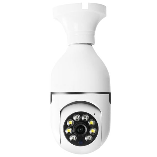 ESCAM 2.0MP 1080P Light Bulb WiFi Camera with Night Vision & Two-way Voice - 1