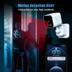 DP27 1080P Clock Plug Card WiFi Camera, Two-way Voice, US Plug White - 4