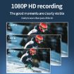 JNN V17 1080P HD Wide Angle Sports Recorder, 256G Capacity, Black - 7