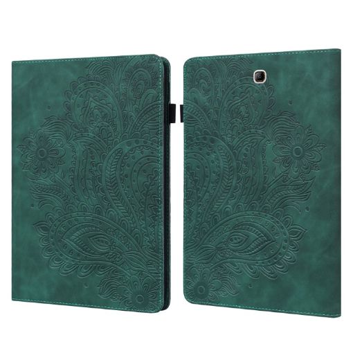 Samsung Galaxy Tab A 9.7 T550/T555 Peacock Leather Case - Green - 1