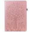 Samsung Galaxy Tab A 9.7 T550/T555 Pink Tree & Deer Leather Case - 2