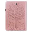 Samsung Galaxy Tab A 9.7 T550/T555 Pink Tree & Deer Leather Case - 3