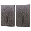 Samsung Galaxy Tab A 9.7 T550/T555 Tree & Deer Leather Case Grey - 1