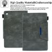 Samsung Galaxy Tab A8 10.5 2021 Grey Suede Leather Case with Clasp - 6