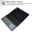 Samsung Galaxy Tab A8 10.5 2021 Grey Suede Leather Case with Clasp - 7
