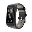 H21 Smart Watch: 1.14" Leather Band, Earphone, Temp & Bluetooth Call - 2