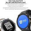 BM01 1.45" Black Smart Watch, Silicone Band, IP68 Waterproof, Bluetooth/NFC - 4