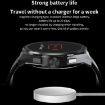 BM01 1.45" Black Smart Watch, Silicone Band, IP68 Waterproof, Bluetooth/NFC - 6