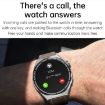 HDT 3 Max 1.6" Steel Band Smart Watch IP67 Waterproof Bluetooth/NFC Black - 4