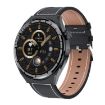 HDT 3 Max 1.6" Leather Band IP67 Waterproof Smart Watch with Bluetooth/NFC - 1