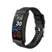 K13 Smart Watch 1.14" Silicone Band with Detachable Earphone, Black - 2