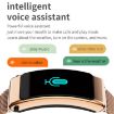K50 1.08" Steel Band Smart Watch IP67 Waterproof Bluetooth Call Silver - 8