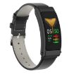 K50 Smart Watch: 1.08" Leather Band, Detachable Earphone, IP67, Bluetooth Call - 2