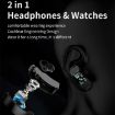 K50 Smart Watch: 1.08" Leather Band, Detachable Earphone, IP67, Bluetooth Call - 9