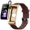 M6 Smart Watch: 1.5" Silicone Band, IP68 Waterproof, Bluetooth Call, Red - 1