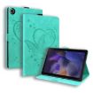 Samsung Galaxy Tab A8 10.5 2021 Butterfly Leather Case Green - 1