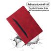 Samsung Galaxy Tab A8 10.5 2021 Red Leather Shockproof Case with Wake-up - 7