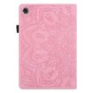 Samsung Galaxy Tab A8 10.5 2021 Pink Calf Texture Leather Case - 3