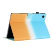 Samsung Galaxy Tab A7 2020 T500/T505 Gradient Leather Case Blue Orange - 5