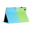 Samsung Galaxy Tab A8 2021 X205/X200 Gradient Leather Case Green Blue - 5