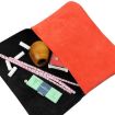 FIREDOG CL91 Yellow Sheepskin Leather Tobacco Bag - Handmade Portable - 5