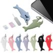 Dolphin Shape 2 in 1 Phone Tablet Card Removal Needle Set - 3pcs Pink - 2