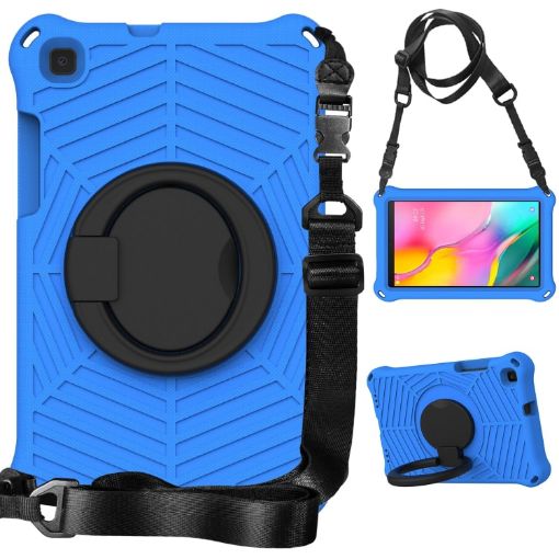 Samsung Galaxy Tab A 8 SM-T290 Spider King Silicone Case - Blue - 1