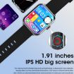 S6 TWS Earphone & Smart Bracelet 1.91" Bluetooth Call/Health Monitor - 6