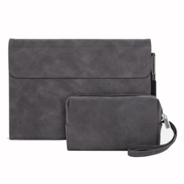 Sheepskin Shockproof Case with Power Bag for Surface Pro 7+/7/6/5/4 - Grey - 1