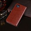 Ulefone Note 14 Yellow Leather Phone Case with Holder - Crazy Horse Texture - 5
