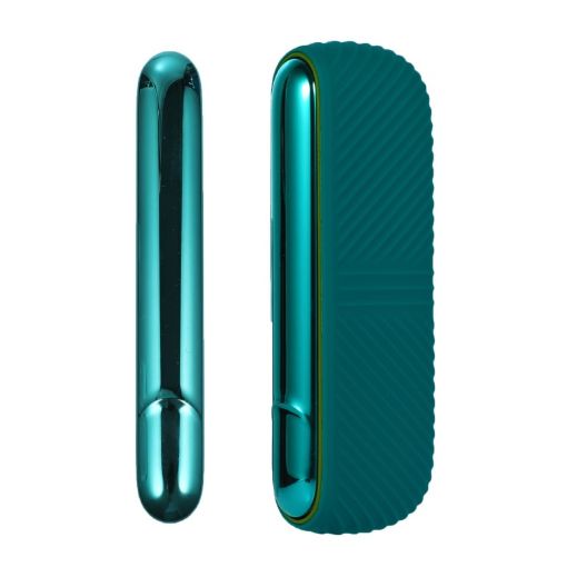 IQOS ILUMA Green Silicone Case with Charging Compartment & Side Cover - 1