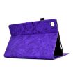Samsung Galaxy Tab S6 Lite Purple Fortune Tree Flower PU Case with Wake/Sleep - 5