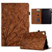 Samsung Galaxy Tab S6 Lite Brown PU Case with Wake/Sleep Function - 1